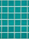Мозаика "Aqua Krakle Grand" глянцевая бирюзовая (чип 48Х48 мм), сетка 30,6х30,6 см