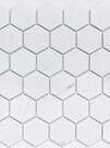 Мозаика "Hexagon" матовая под светло-серый камень (чип 51х59 мм), сетка 32,5х28,1 см