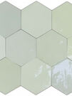 Zellige Hexa Mint 10,8х12,4
