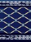 Бордюр CENEFA DELIS COBALTO SILVER (сеточка) 20х10	