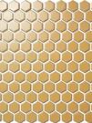 Мозаика "Hexa mustard" матовая (чип 23х26 мм), сетка 26х30см