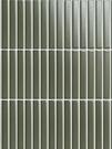 Мозаика "Finger Green mini" матовая (чип 12х92 мм), сетка 28,2х30,8 см