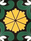 DNA SYNC FLOWER GREEN 15X15 