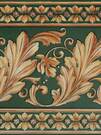 Декор MAJESTY (растительный орнамент) VERDE BOTELLA 20х20	
