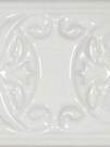 Бордюр керамический CLASSIC 10 WHITE ZINC 7,5х15