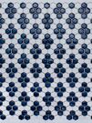 Мозаика "Hexa Honey Blue" глянцевая (чип 23х26 мм), сетка 30х26 см