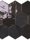 Zellige Hexa Graphite 10,8х12,4